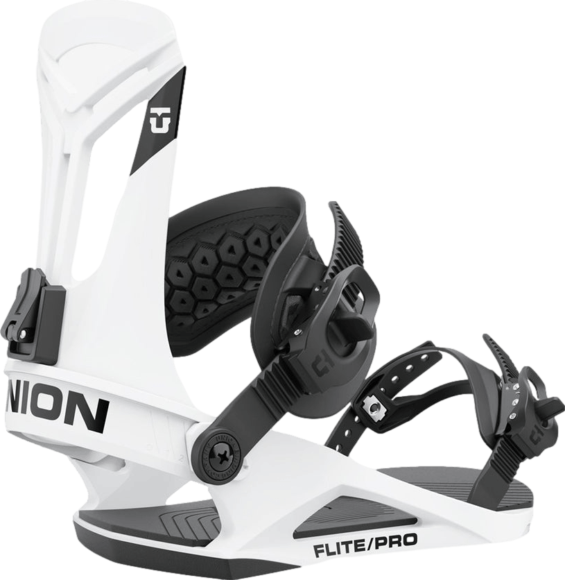 Union Flite Pro Snowboard Bindings · 2023 · M · White