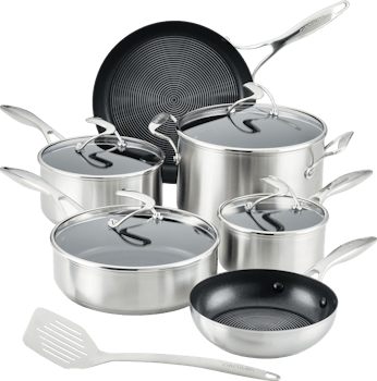 Cookware Set – 23 Piece –Blue Multi-Sized Cooking Pots with Lids, Skillet  Fry Pans and Bakeware – Reinforced Pressed Aluminum Metal - Suitable for