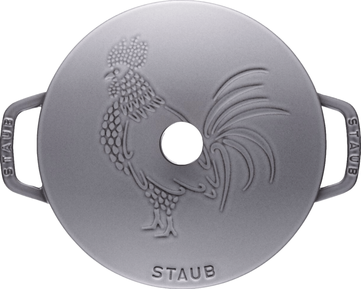 Staub Cast Iron 3.75-qt Essential French Oven - Graphite Grey