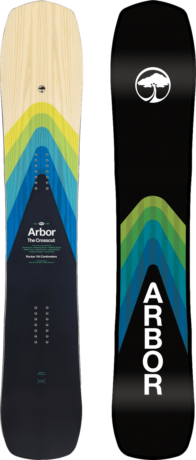 Arbor Crosscut Rocker Snowboard · 2024