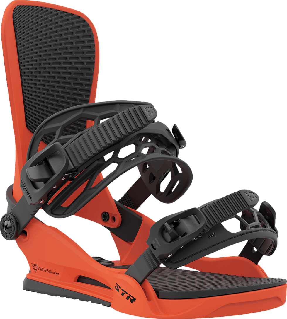 Union STR Snowboard Bindings · 2024 · S · Hunter Orange