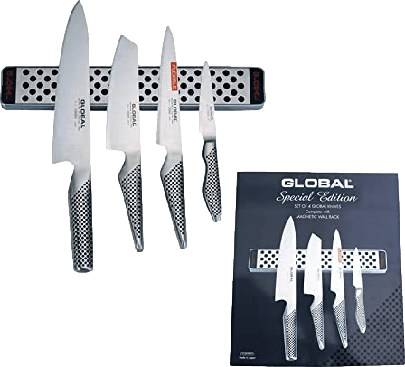 Global Classic Magnetic Knife Bar Set · 5 Piece Set