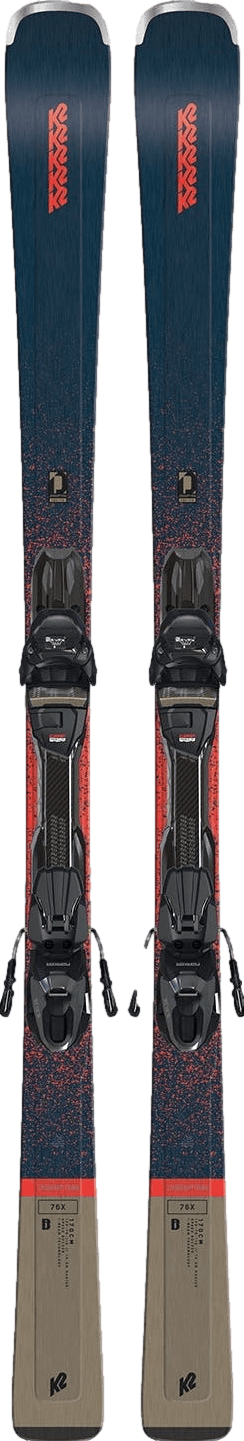 K2 Disruption 76X Skis + M3 10 Compact Quikclik Bindings · 2023 · 170 cm