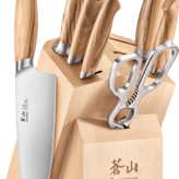 Cangshan OLIV Series Knife Block Set · 8 Piece Set