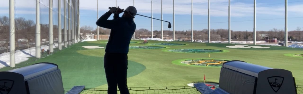 Golf Expert Kyle Emery testing the Titleist T300 irons