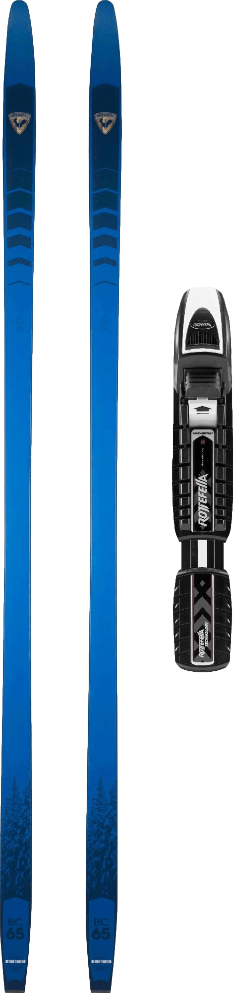 Rossignol BC 65 Positrack Skis + BC Auto Bindings · 2024 · 165 cm