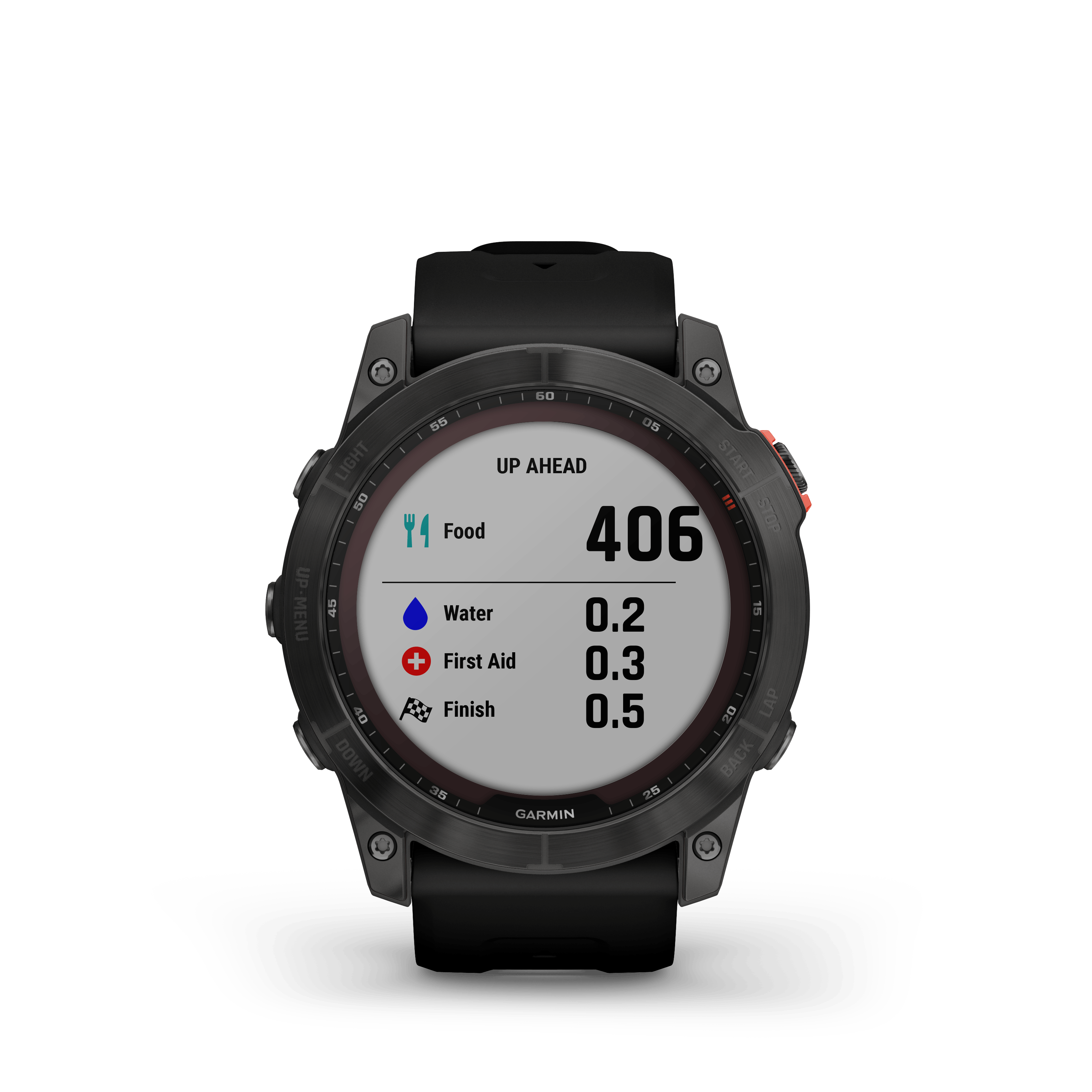 Garmin Fenix 7X Multisport Smartwatch · Solar Edition · Slate Gray with Black Band
