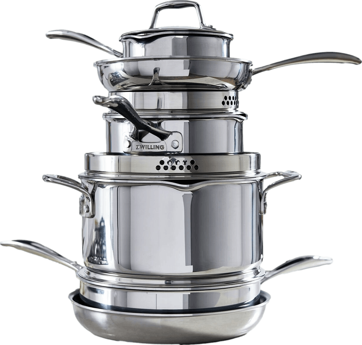 ZWILLING Clad Xtreme Anodized 10-pc, Pots and pans set