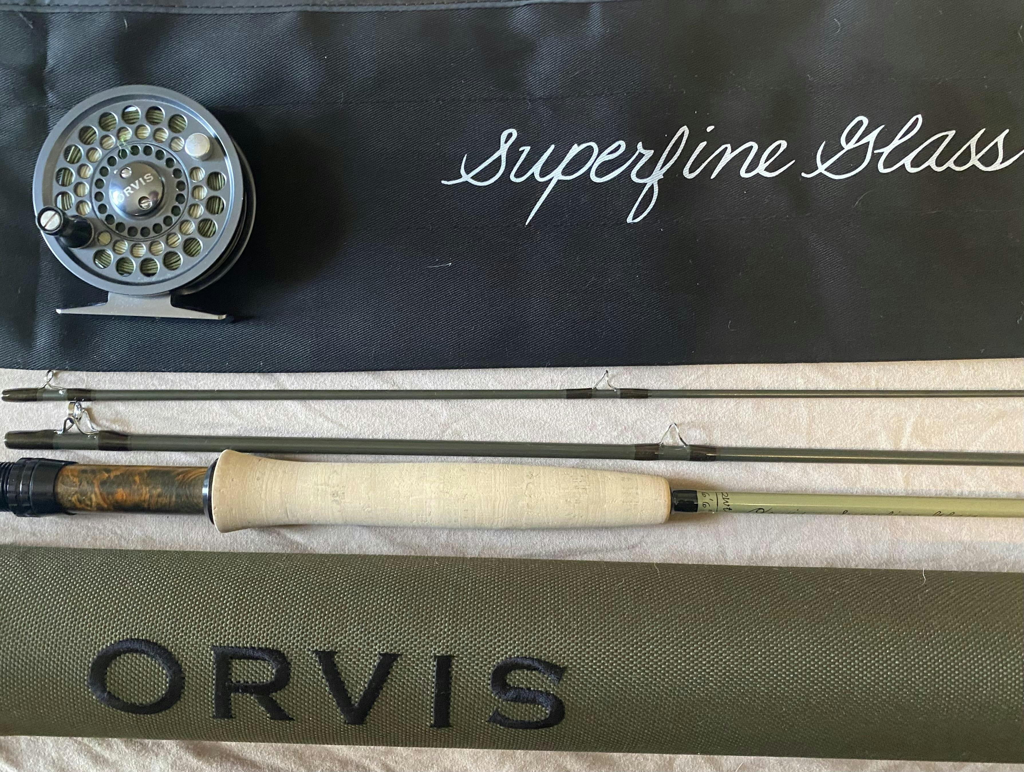 Orvis Superfine Glass Fly Rod 7ft 6inch 3wt