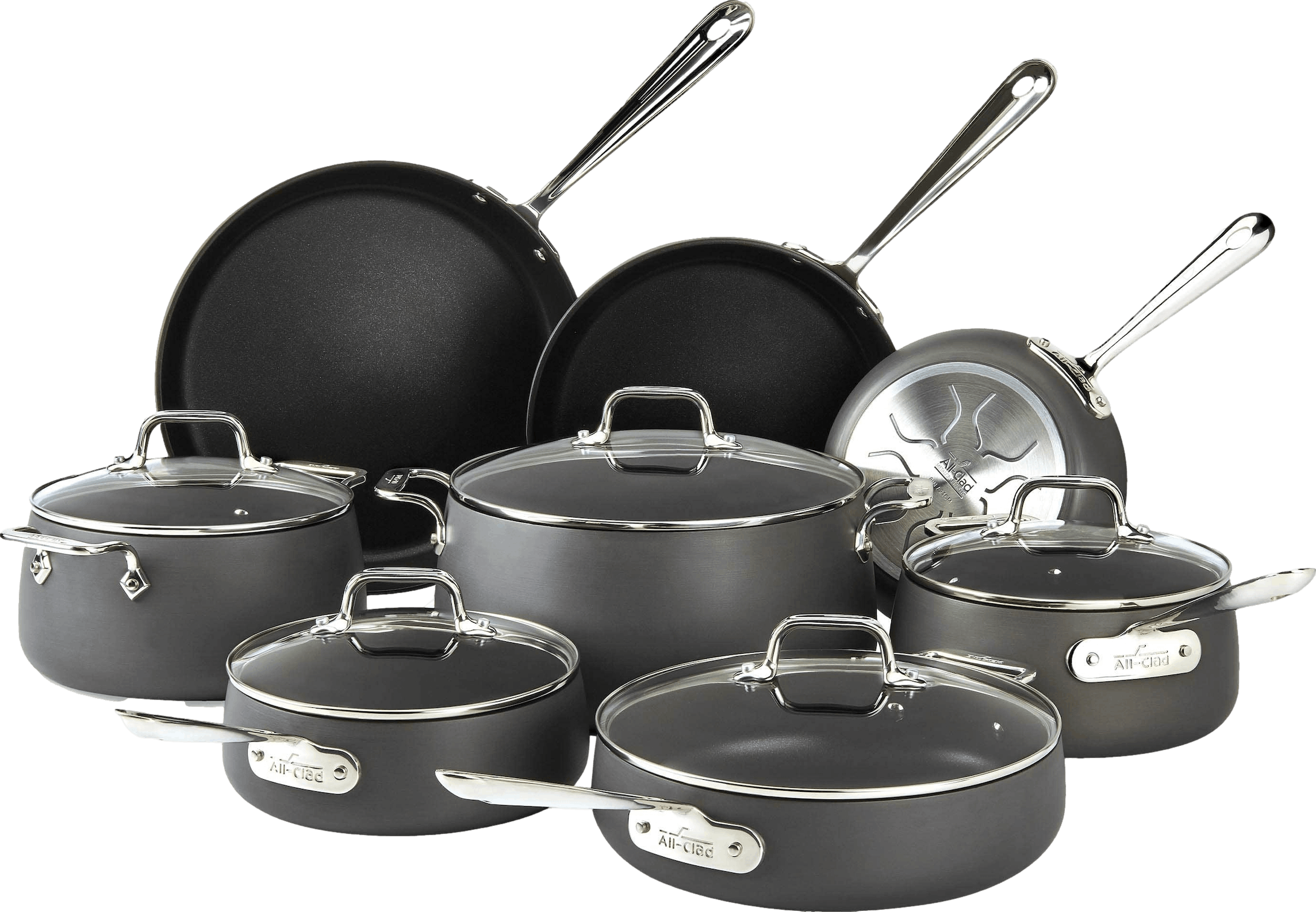 All-Clad HA1 Hard Anodized Nonstick 10-Piece Cookware Set