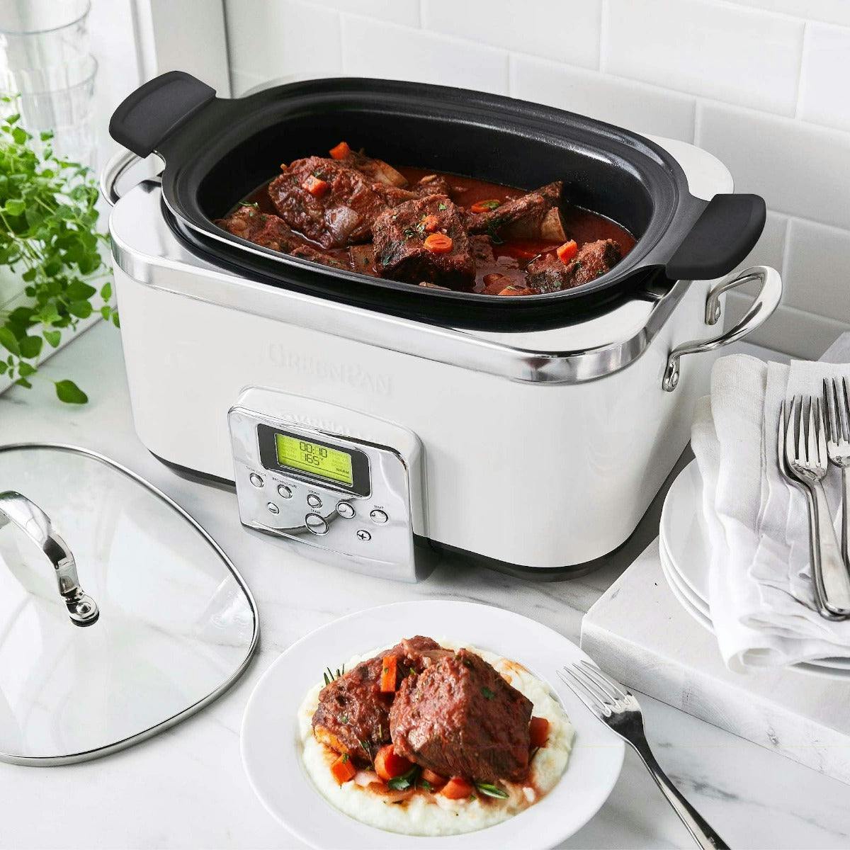 Viking Easy Lock Clamp Pressure Cooker with Steamer, 8 QT, 7.4 L