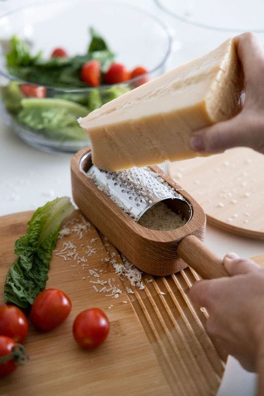 Sagaform Nature Salad Bowl with Bamboo Lid/Cutting Board