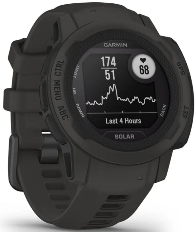 Garmin Instinct 2S GPS Watch · Solar Edition · Graphite