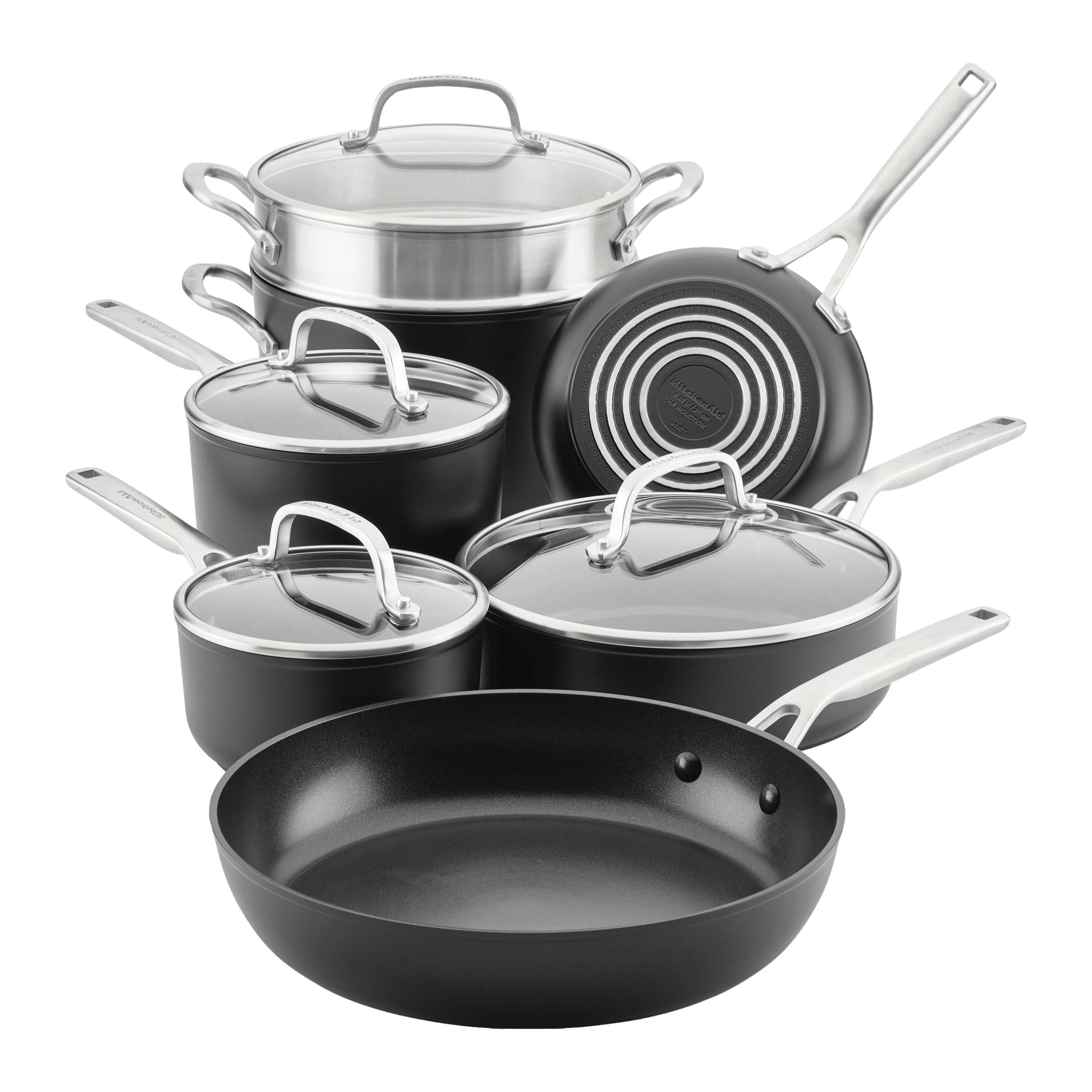 G5™ Graphite Core Stainless Steel 5-ply Bonded Cookware, 10 Piece Set