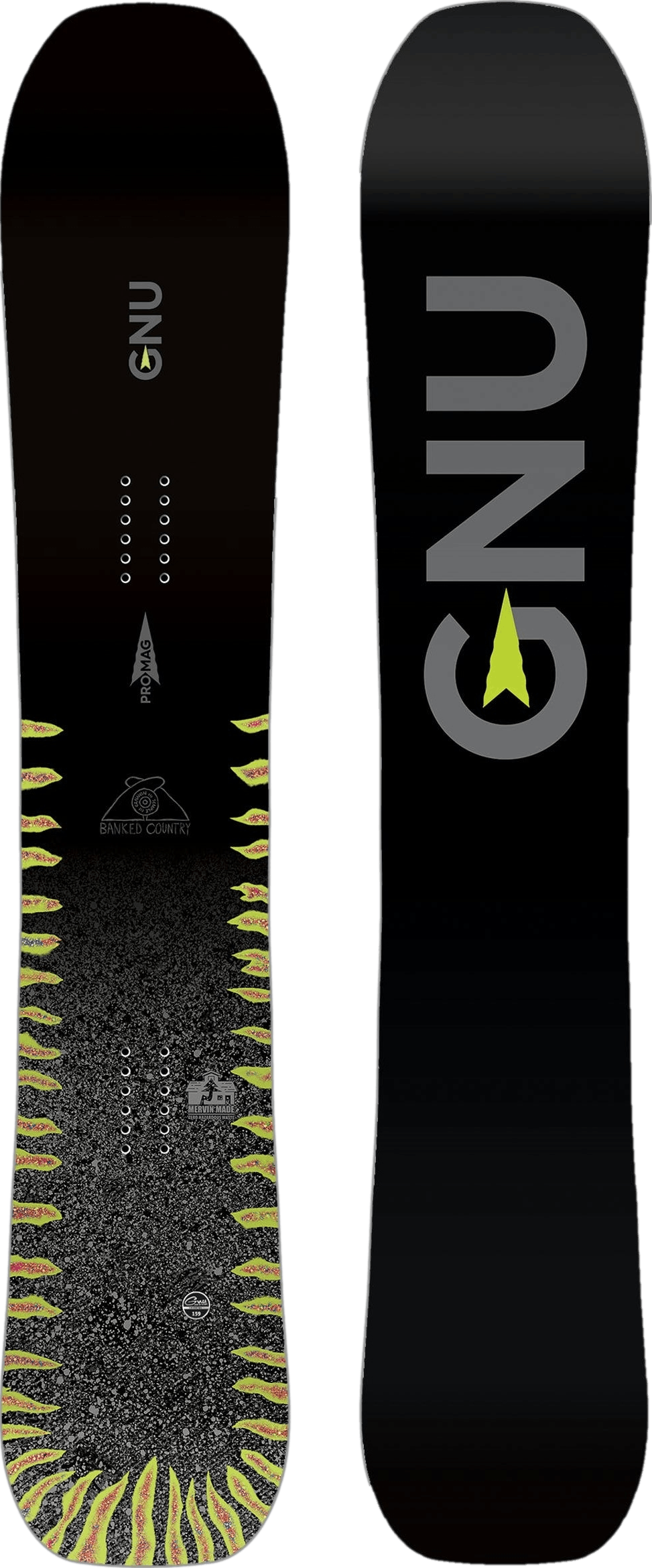 GNU Banked Country Snowboard · 2024 · 160W cm