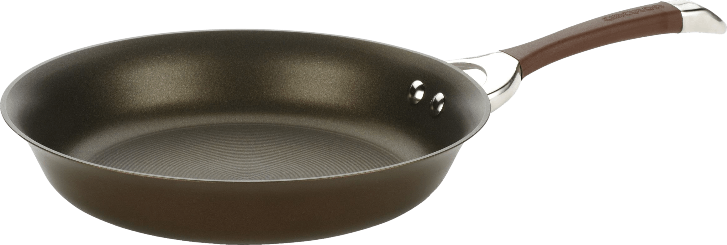 Circulon Elementum Hard-Anodized Nonstick Frying Pan with Helper