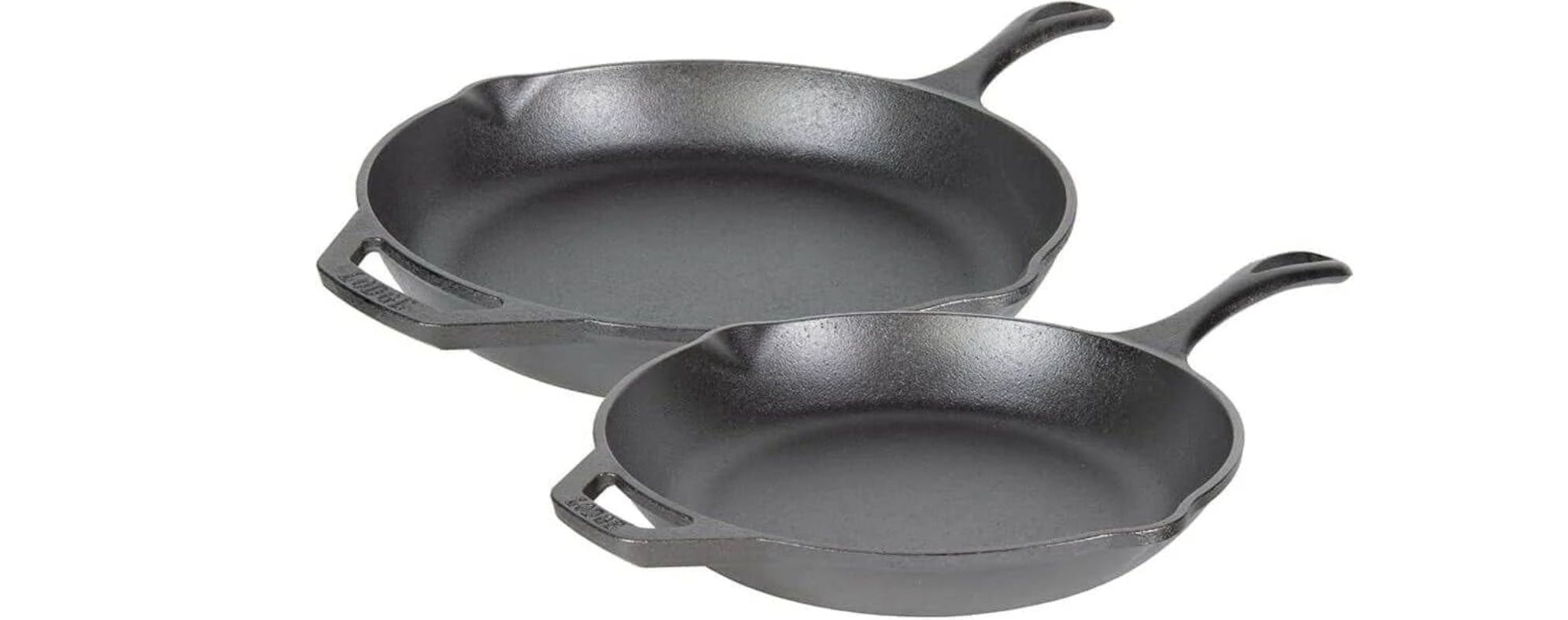 Lodge Cast Iron 6-Piece Bakeware Set with Jelly Roll Size Baking Pan
