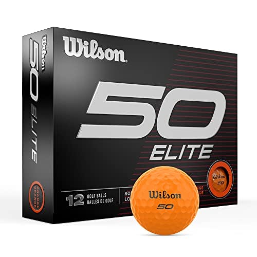 Wilson 50 Elite Golf Balls · Orange