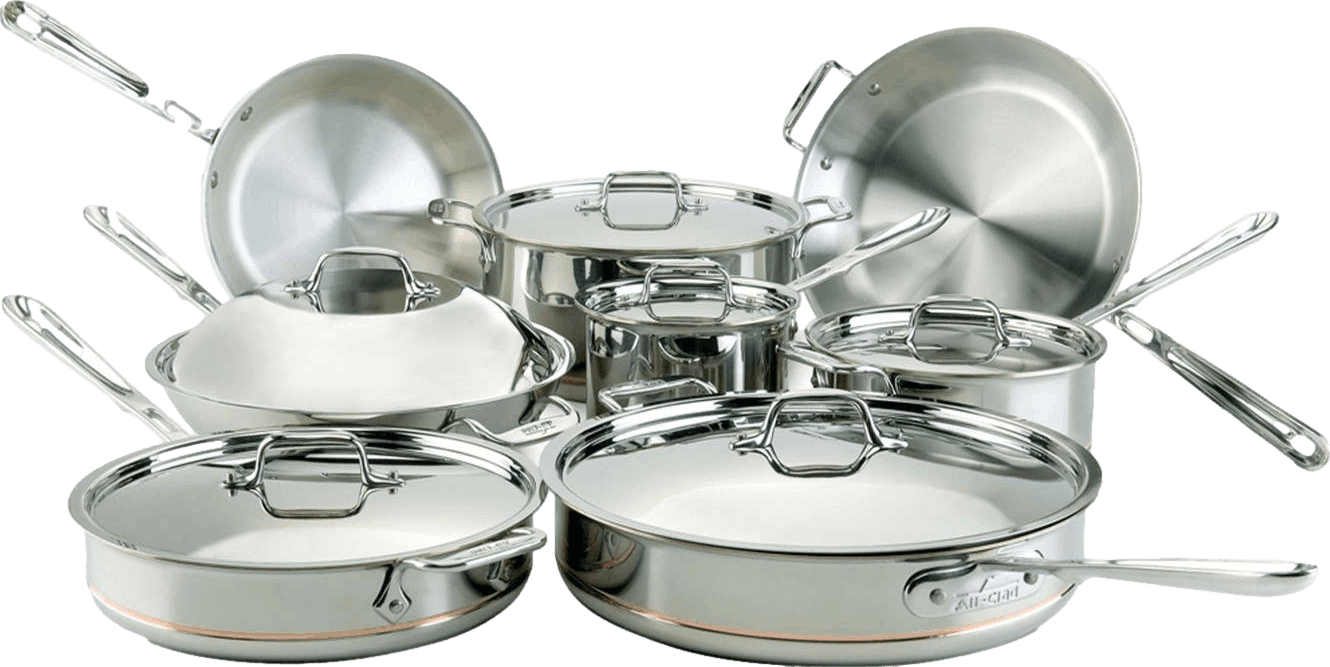 Epicurious 14-Piece Aluminum Cookware Set (Assorted Colors