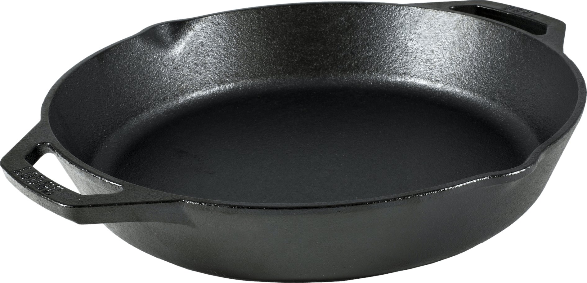 Lodge 15 Seasoned Carbon Steel Dual Handle Pan