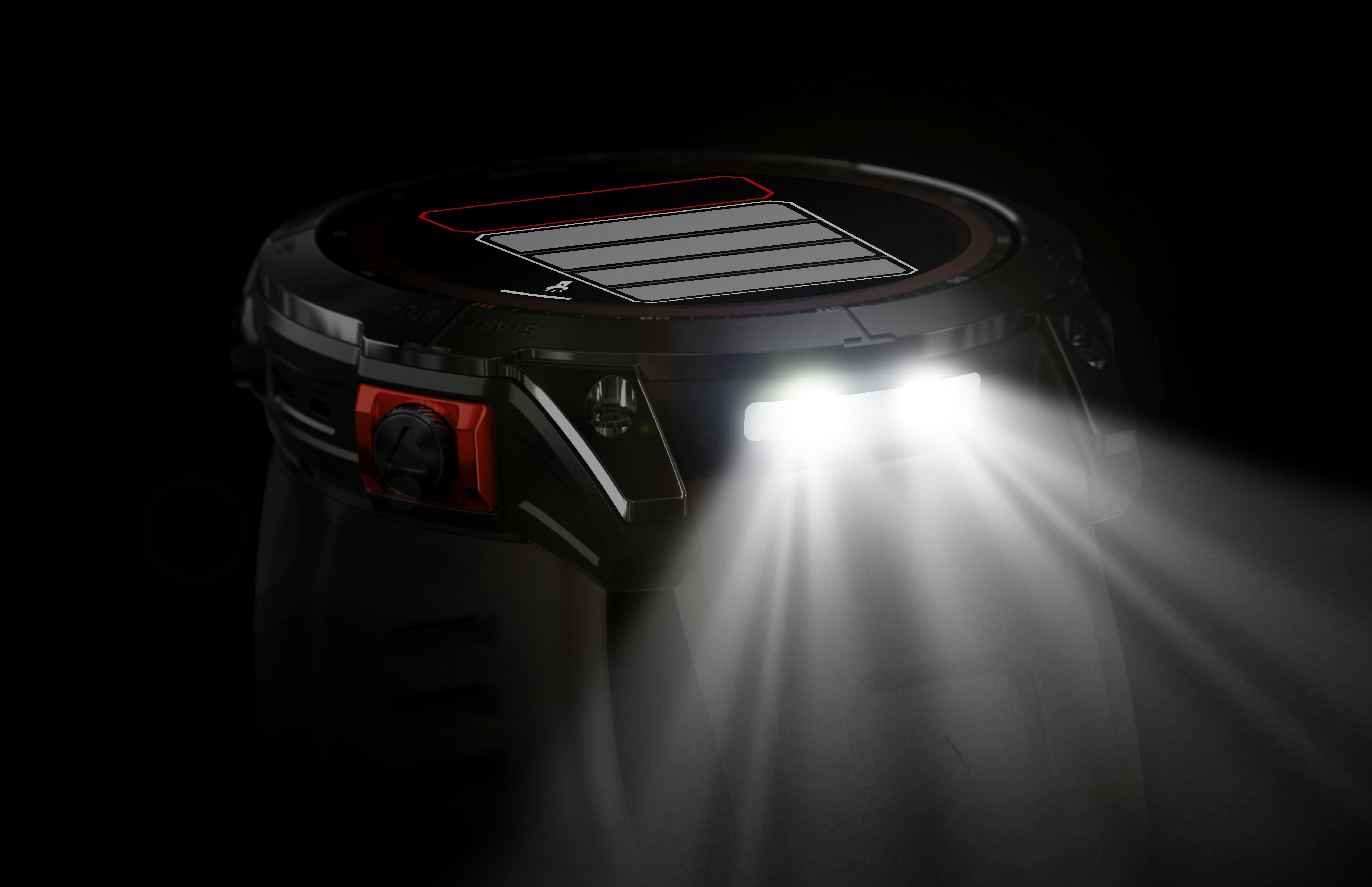 Garmin Fenix 7X Multisport Smartwatch · Solar Edition · Slate Gray with Black Band