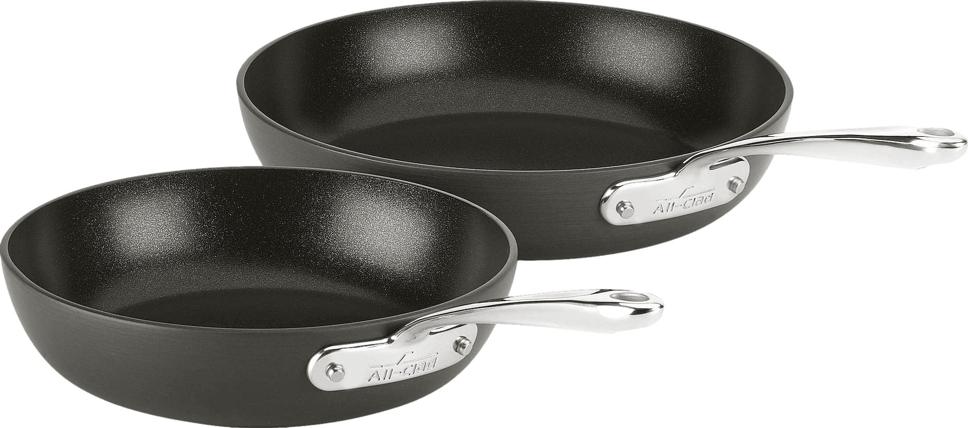 Create Delicious 2-Piece Nonstick Induction Frying Pan Set