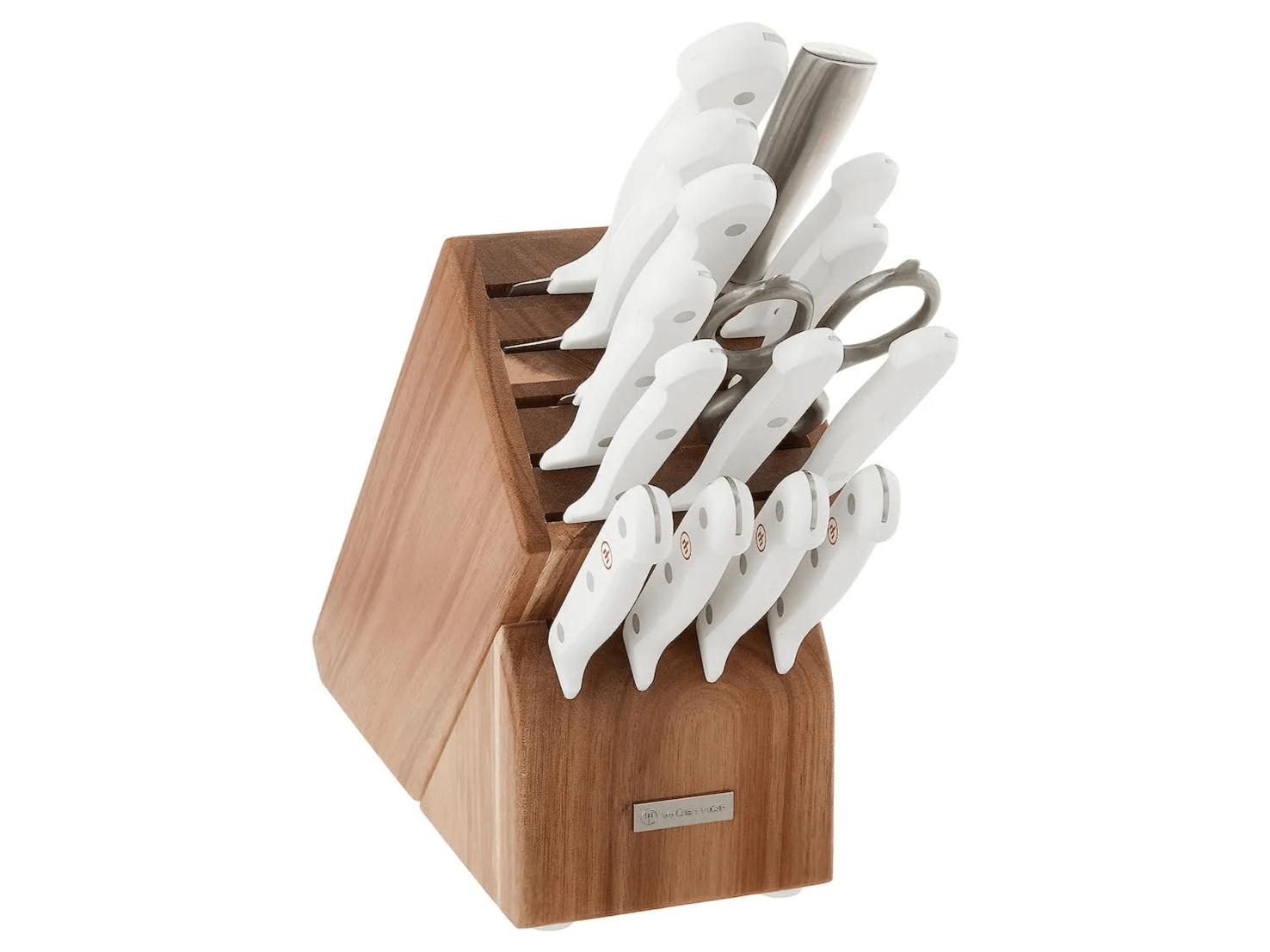 Wusthof Gourmet 10-Piece Acacia Knife Block Set at Swiss Knife Shop