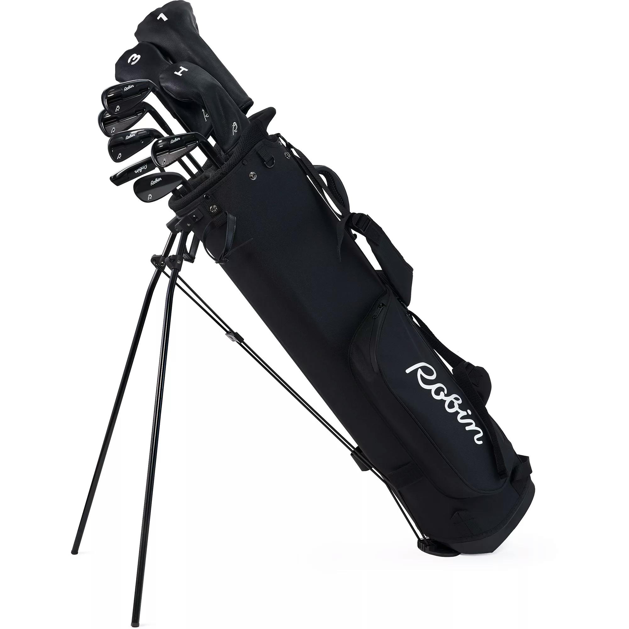 Robin Golf Men's Essentials 9-Club Golf Set (Bag + Head covers) · LH · Short