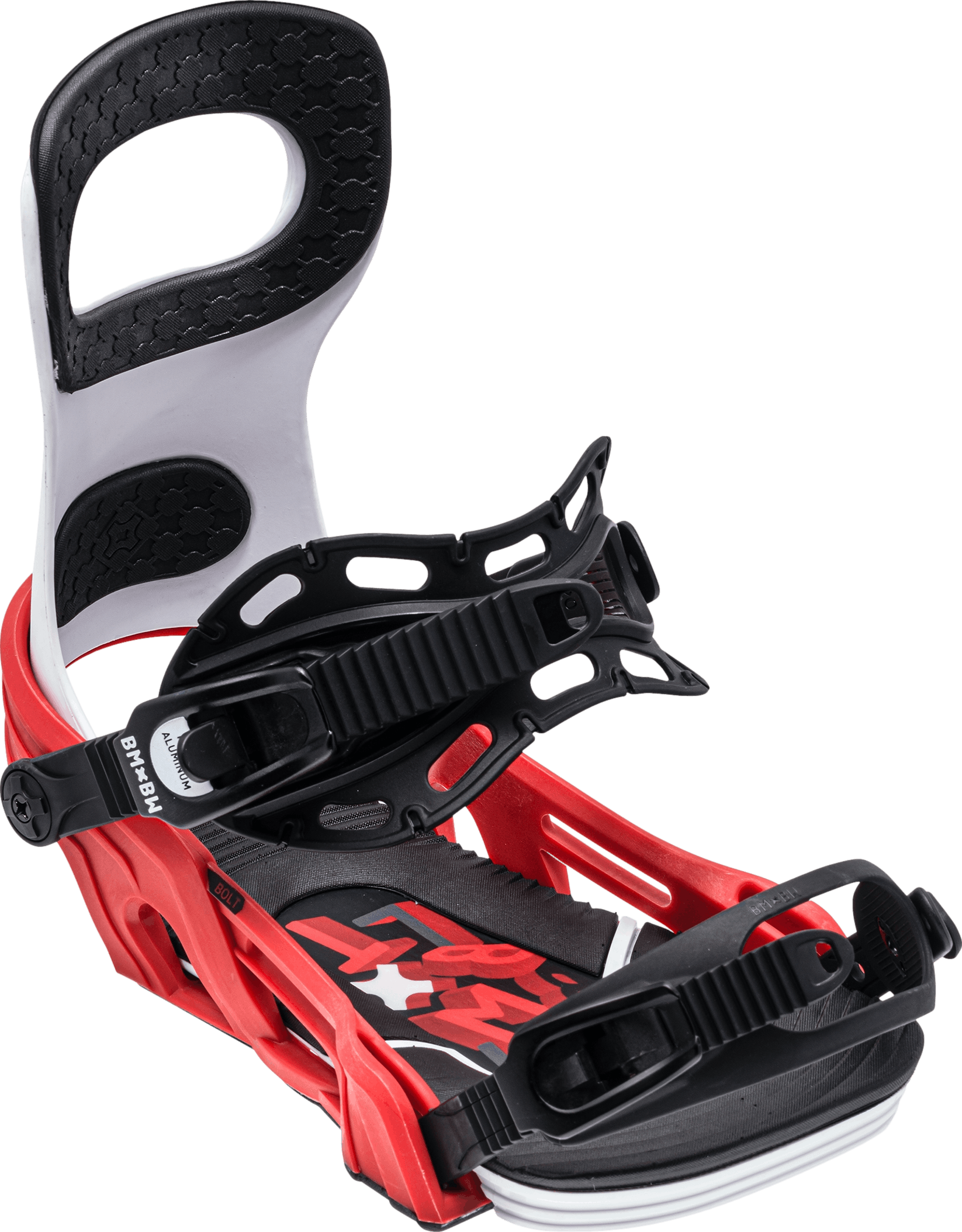 Bent Metal Bolt Snowboard Bindings · 2024 · M · White/Red