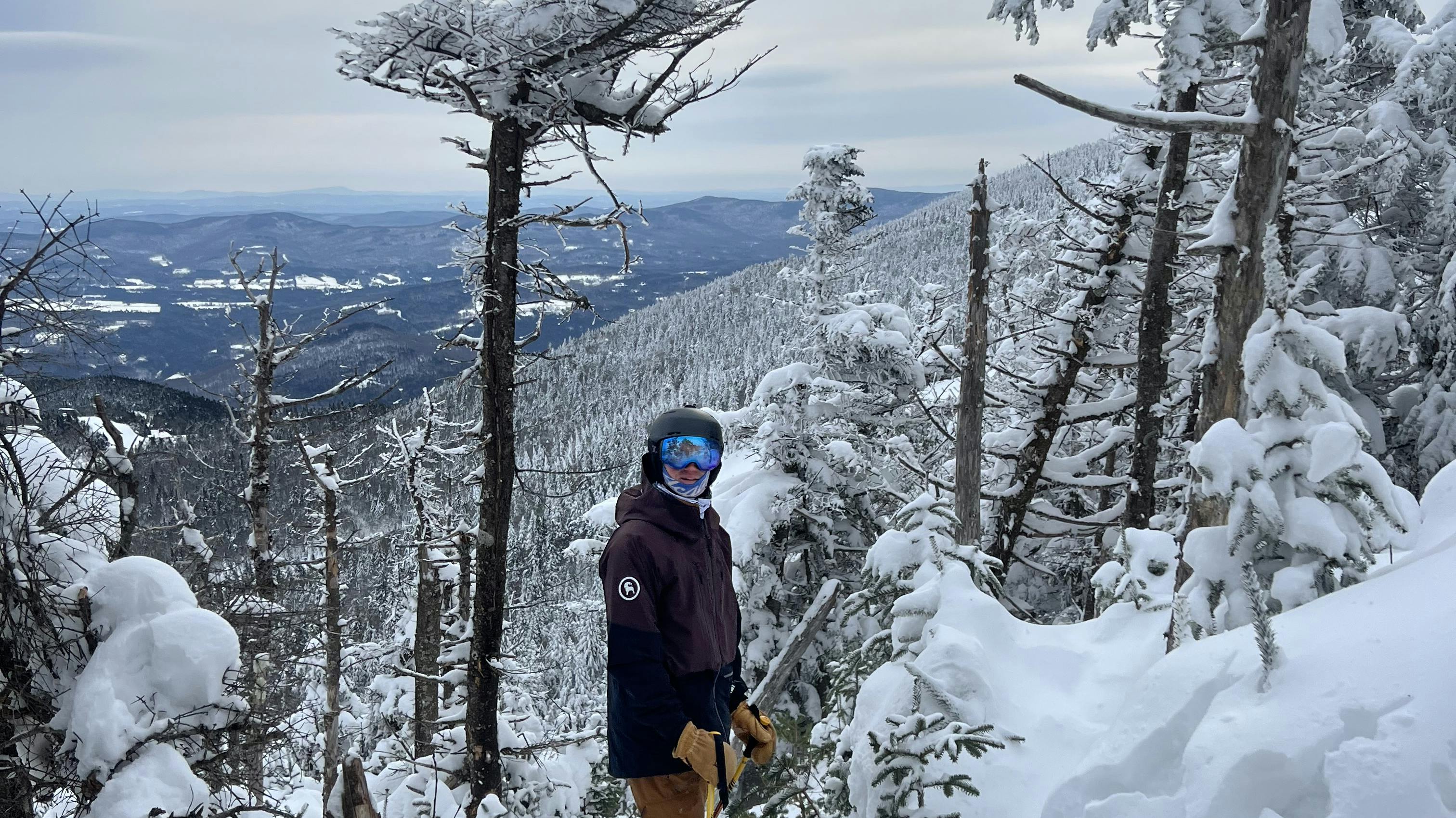 Me skiing on the Griffons on Sugarbush Mountain in Vermont