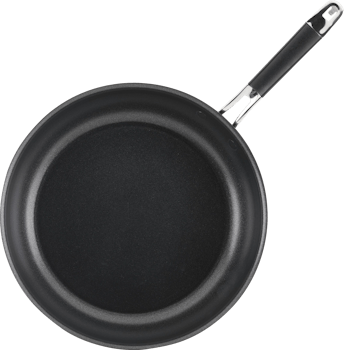 Anolon Accolade Forged Hard Anodized Nonstick Induction Deep Frying Pan /  Skillet With Lid, 12 Inch, Moonstone & Reviews