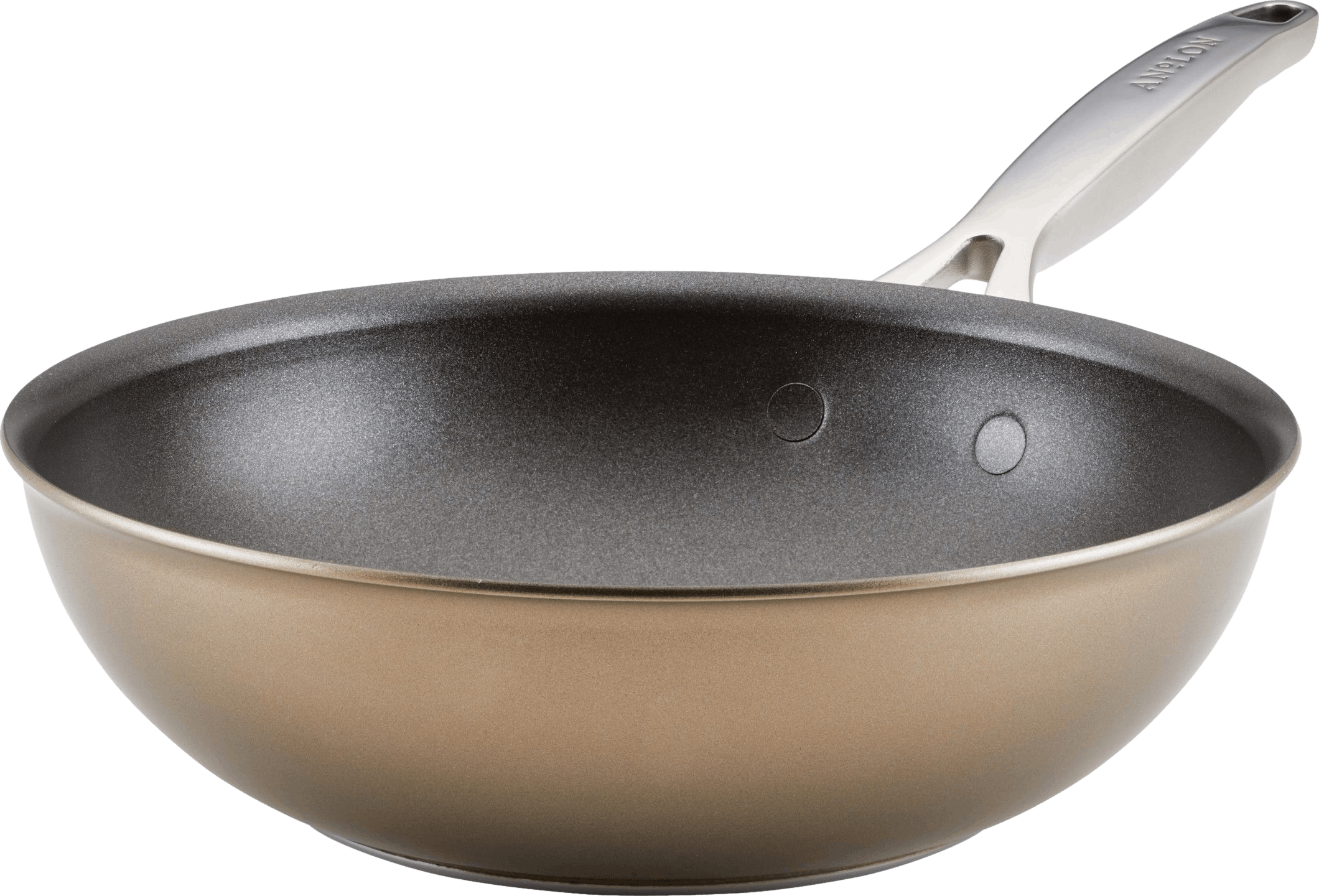 Anolon Ascend Hard Anodized Nonstick Stir Fry Pan, 10-Inch