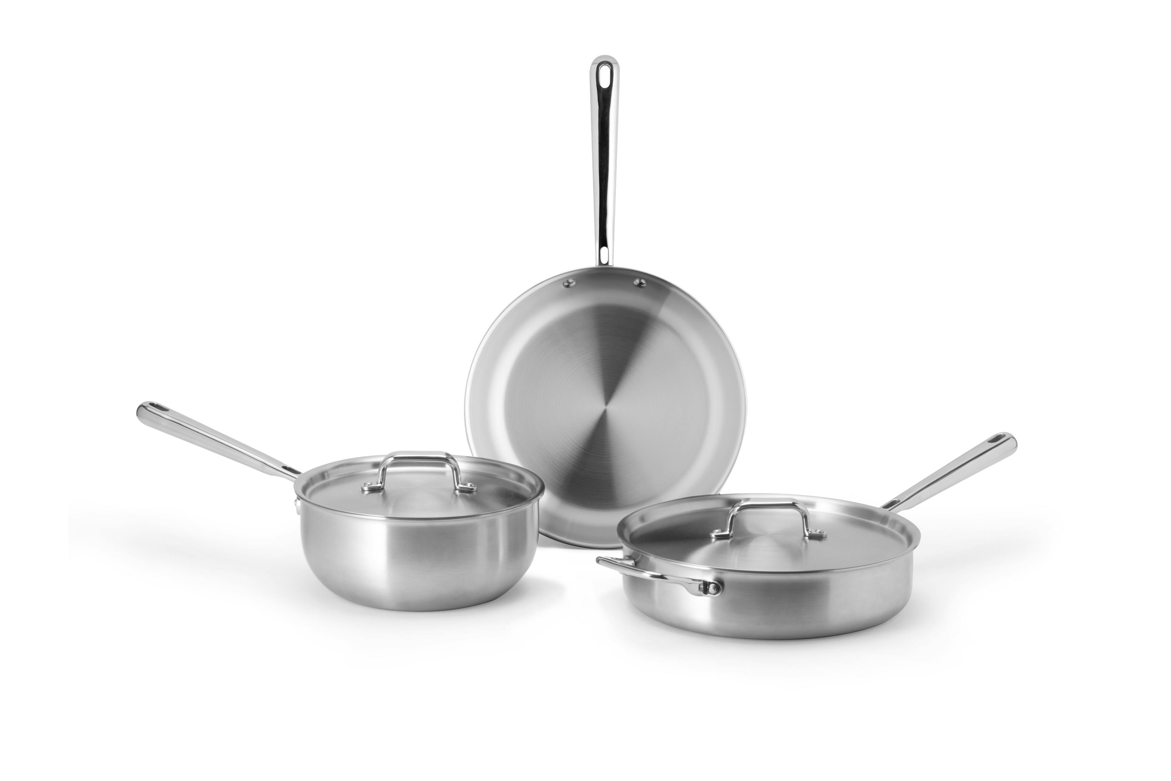  Misen 3 QT Stainless Steel Saucier Pan with Lid - 5