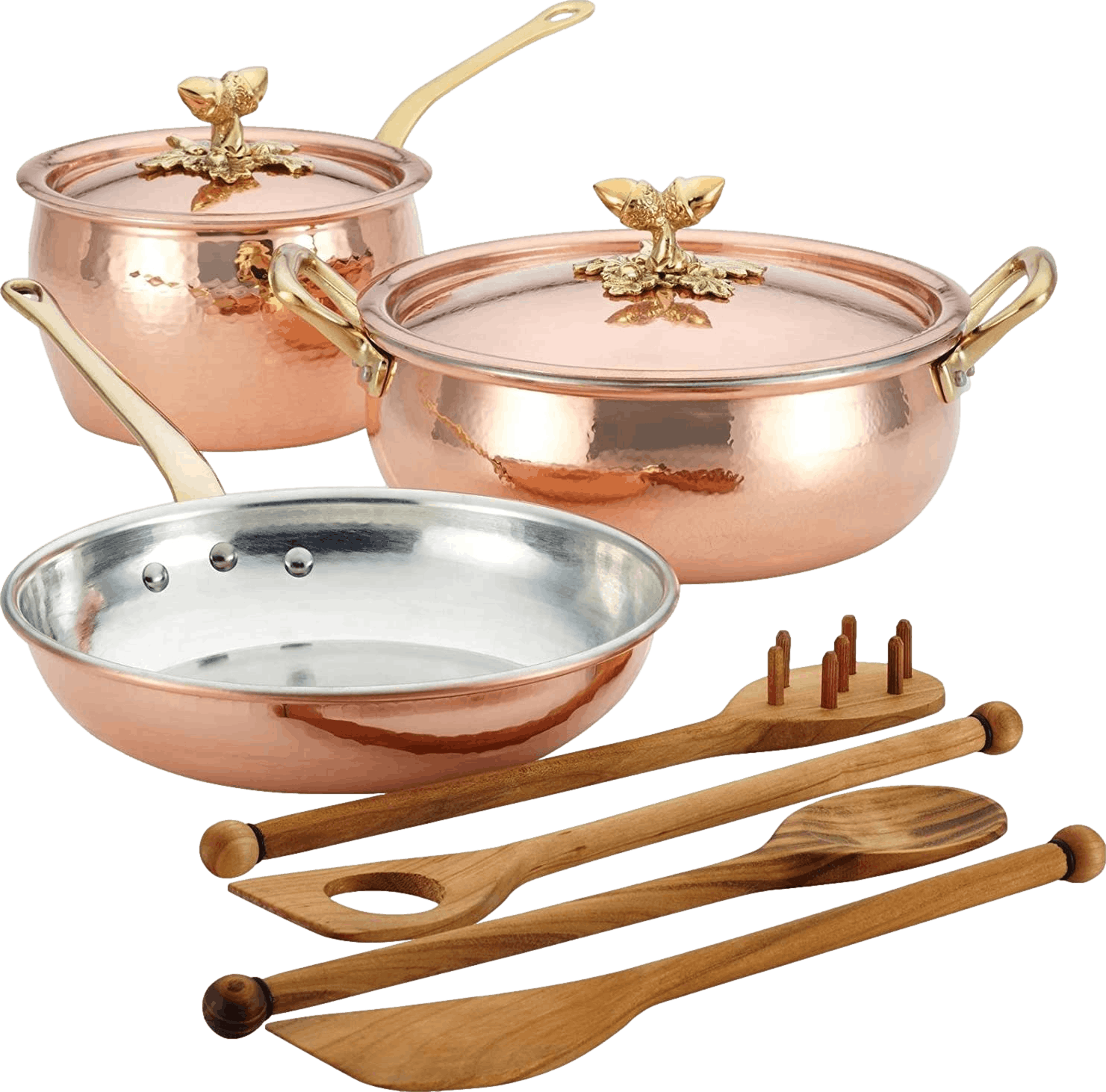 Ruffoni Historia Hammered Copper 11-Piece Cookware Set with