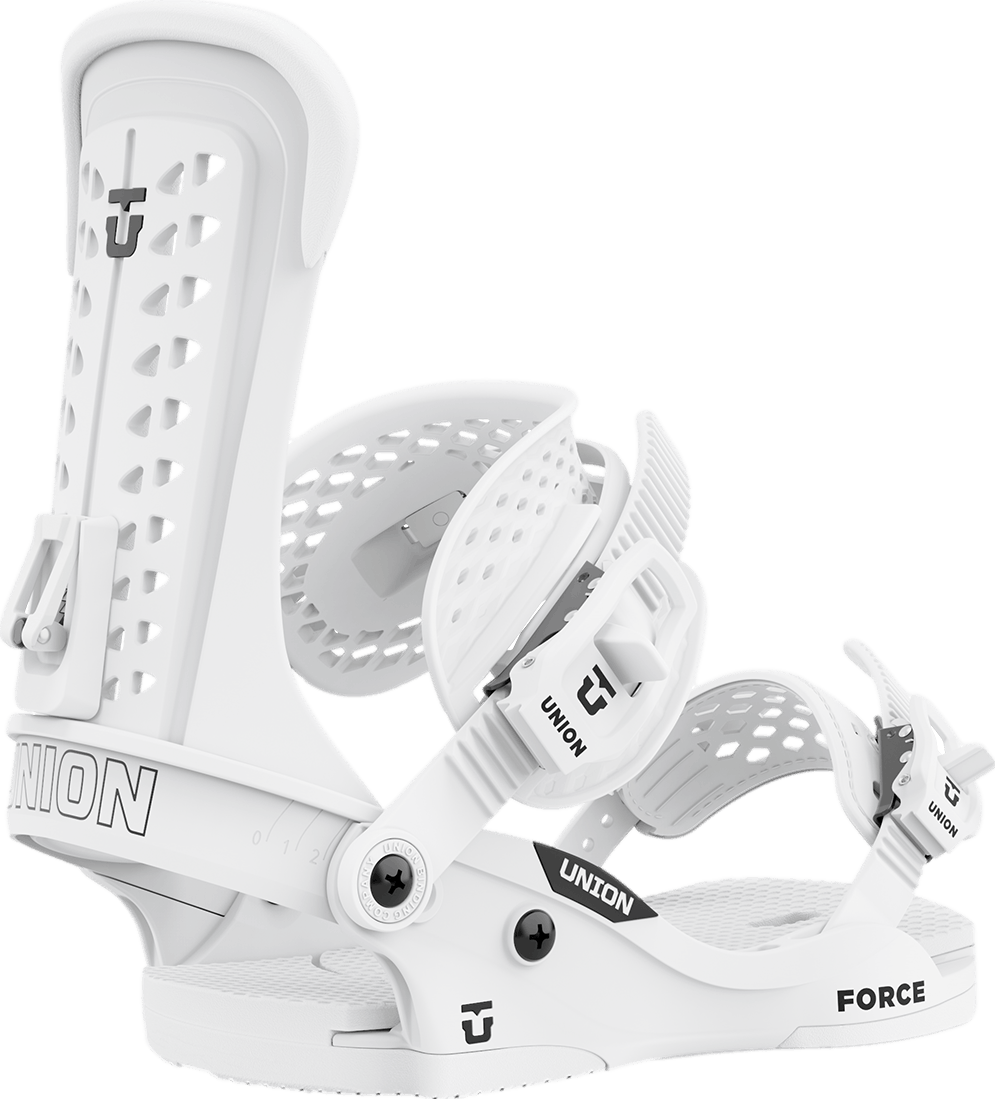 Union Force Classic Snowboard Bindings · 2024 · S · White