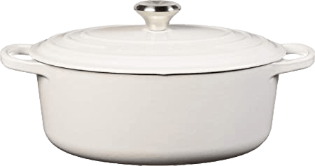 Le Creuset Cast Iron Enamel Oval French Dutch Oven # 29 5 Qt (small chip  inside)