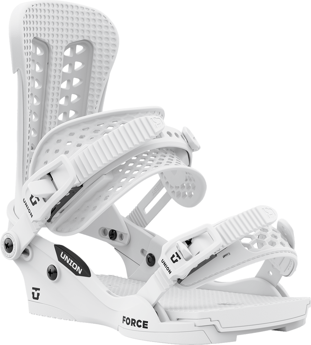Union Force Classic Snowboard Bindings · 2024 · L · White