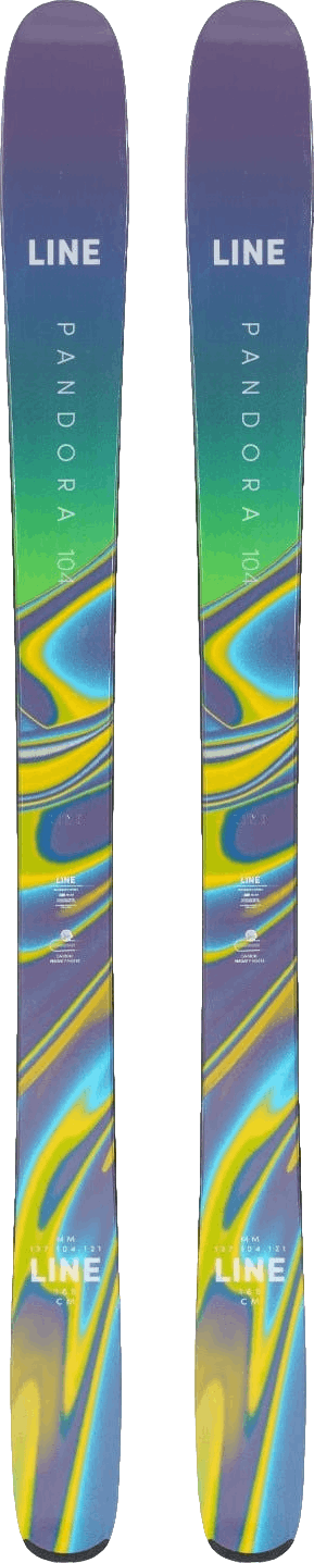 Line Pandora 104 Skis · Women's · 2023 · 158 cm