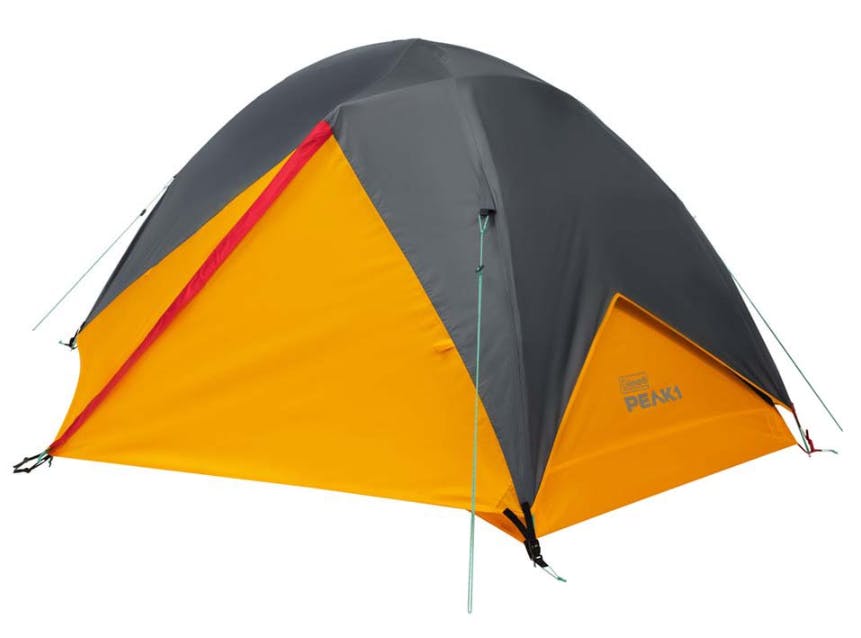 Coleman Peak1 Backpacking Tent  3 Person  Marigold/Dark Stone