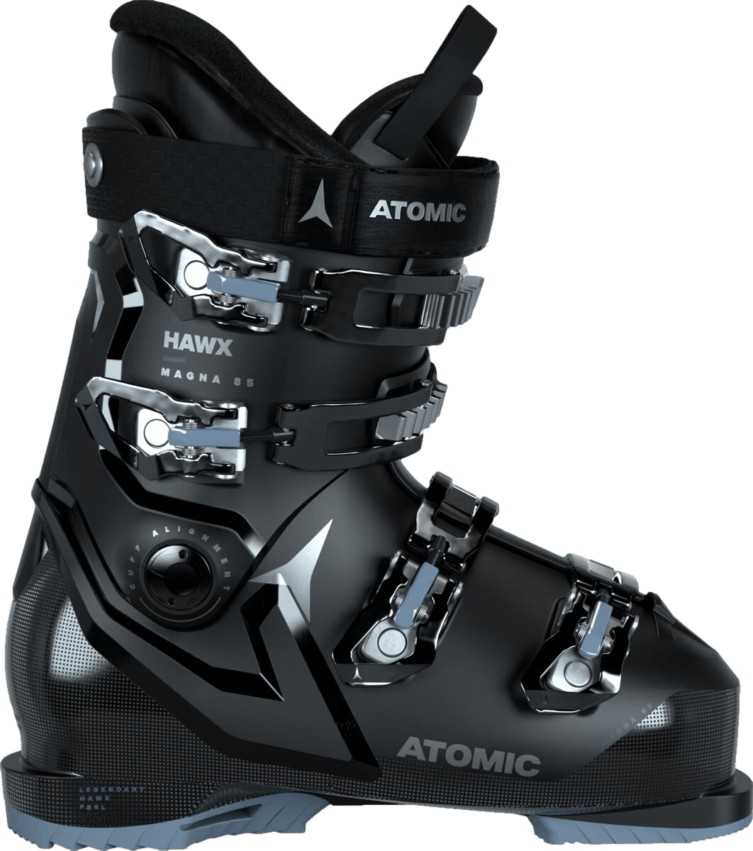 Atomic Hawx Magna 85 W Ski Boots · Women's · 2024 · 25/25.5 · Black/Denim/Silver