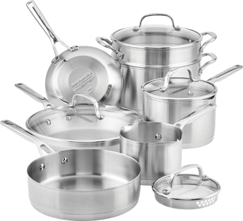 KitchenAid® 11-pc. Hard-Anodized Nonstick Cookware Set