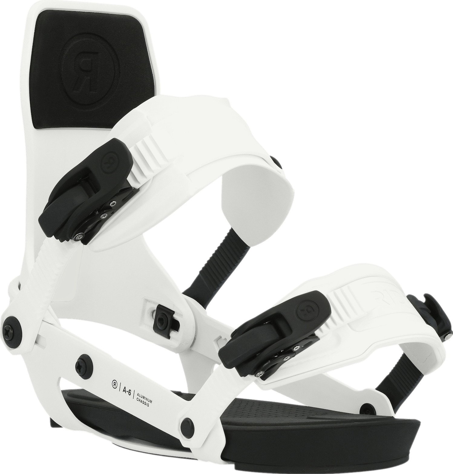 Ride A-6 Snowboard Bindings · 2024 · L · White