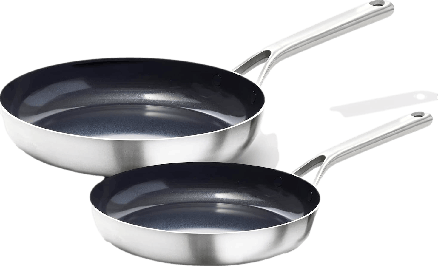 KitchenAid 5-Ply Stainless Steel & Nonstick Frying Pan 2pc Se
