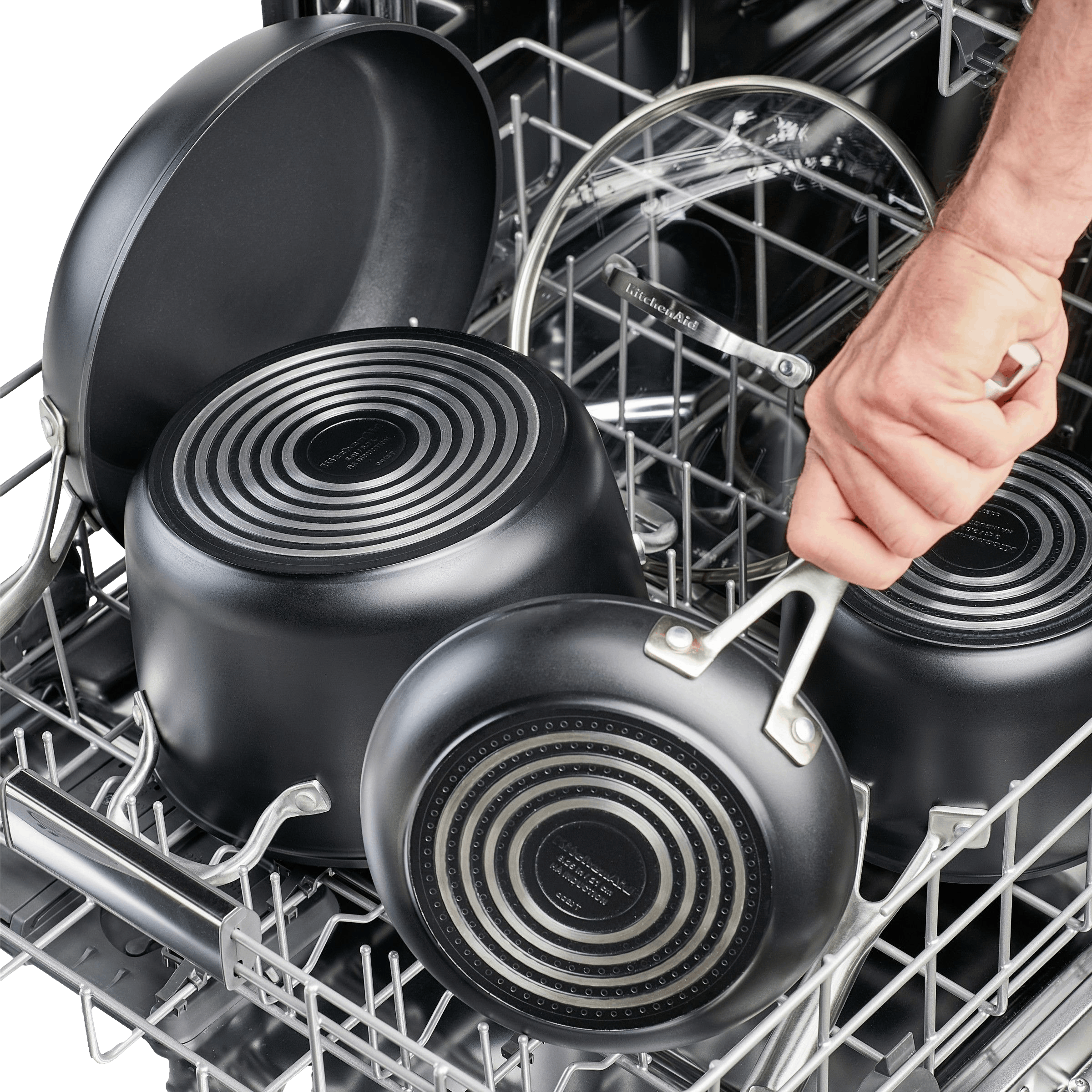 KitchenAid Hard-Anodized Nonstick 2-Piece Frying Pan Set