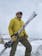 Photo of Ski Expert Luke Hinz holding the 2024 Atomic Bent 90 skis