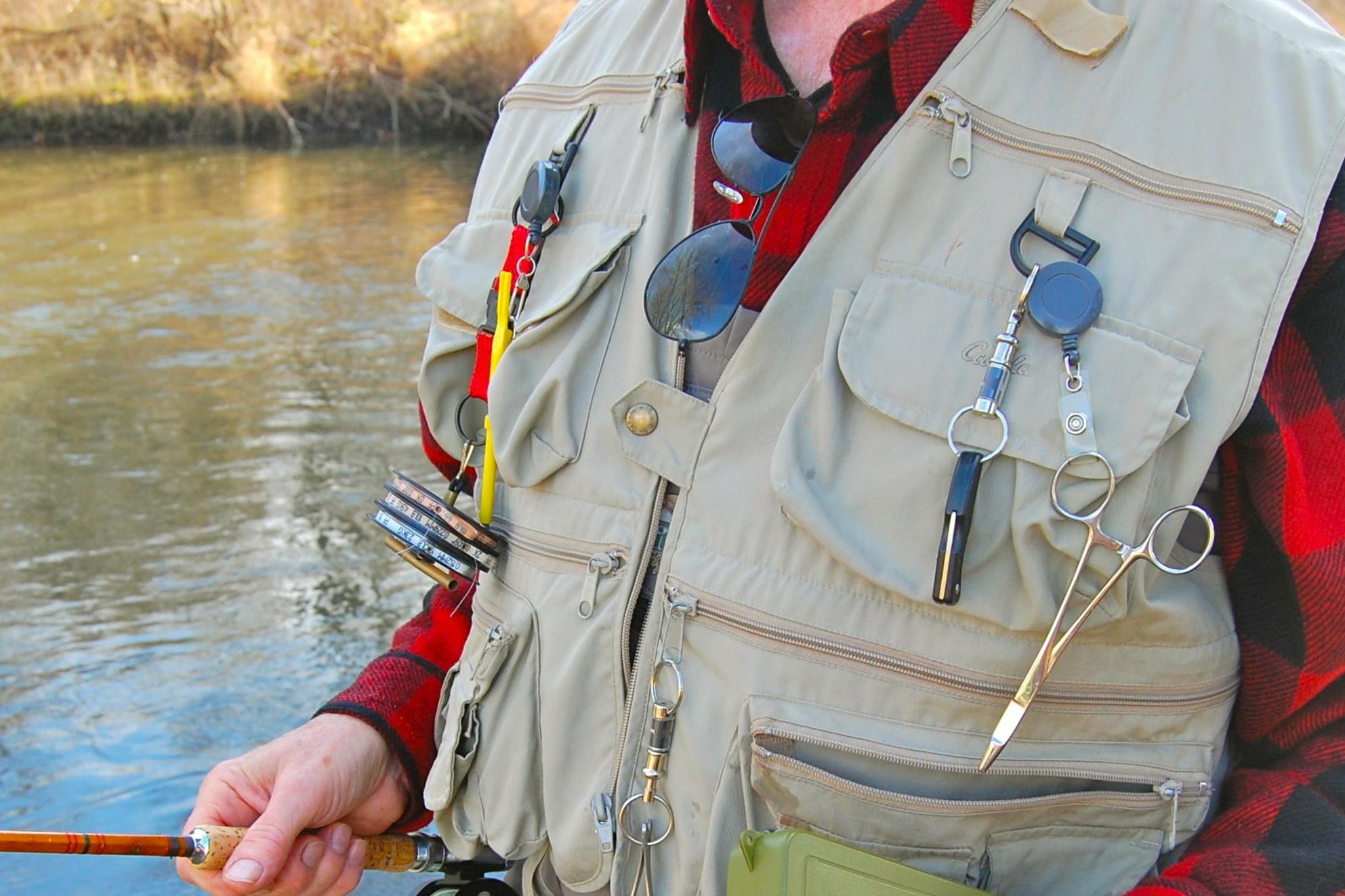 Orvis Vest Mens Medium Rocky Mountain Outdoor Fishing Pockets Mesh