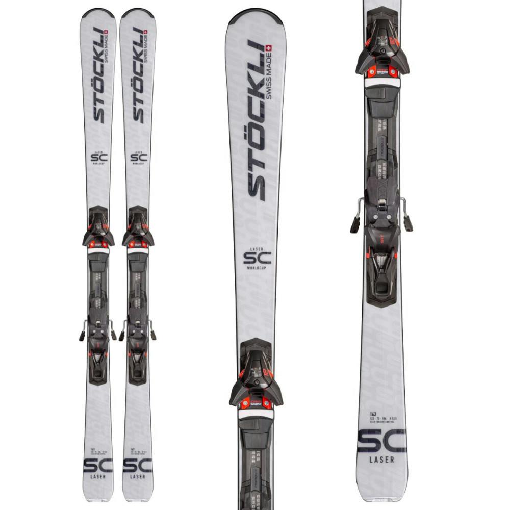 Stockli Laser SC Skis + SRT 12 Bindings · 2024