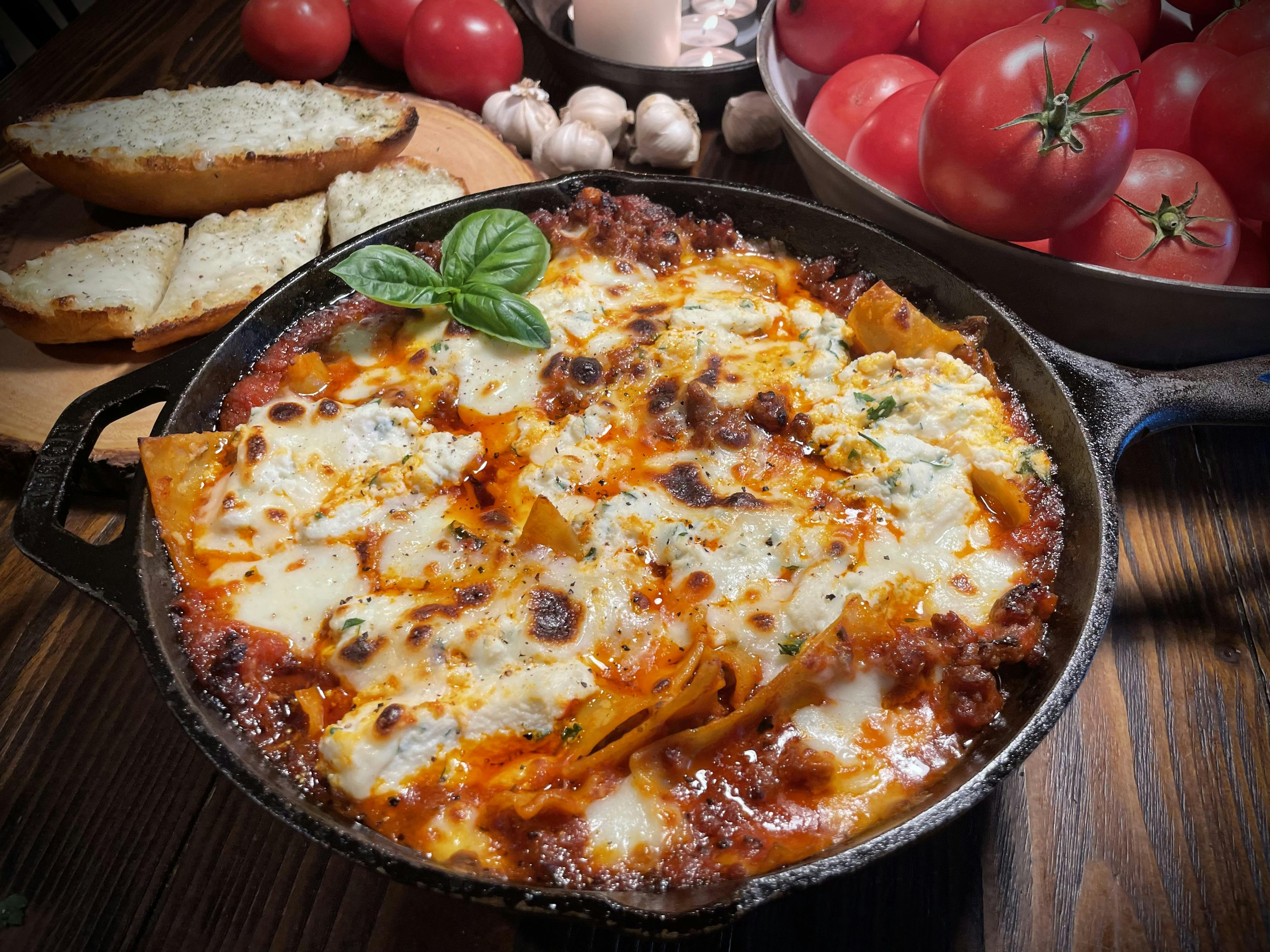 Easy Skillet Lasagna Recipe - Kylee Cooks