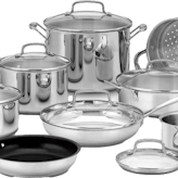 Cuisinart Chef's Classic Stainless Cookware Essentials Set · 14 Piece Set
