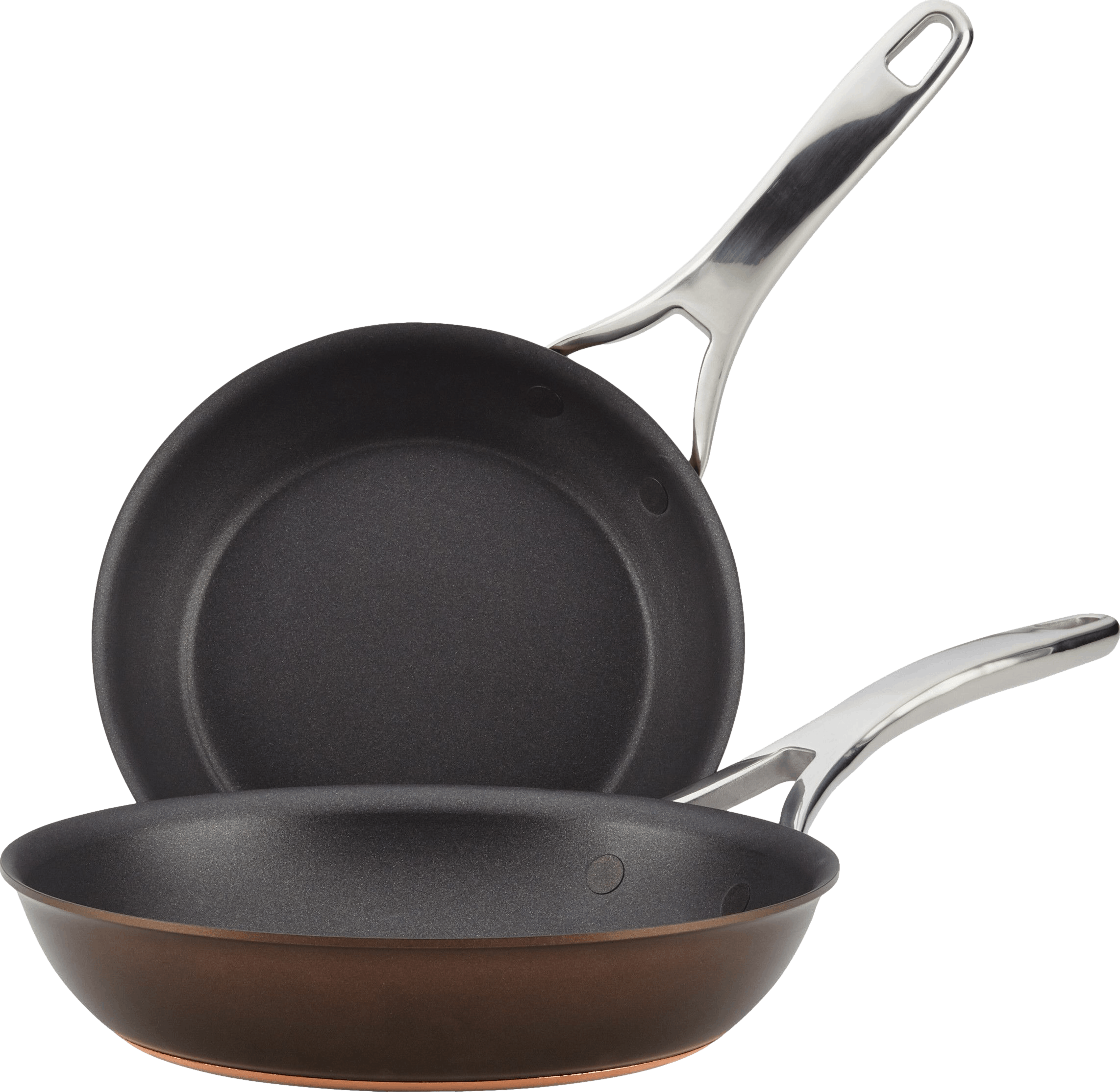 Anolon Nouvelle Copper Luxe 8.5 & 10 Frying Pan Set - Onyx, Cookware